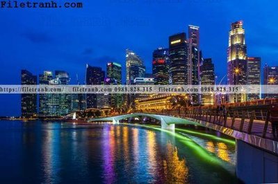 File gốc in ấn Canh dem thanh pho 350 chuẩn màu CMYK