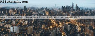 File gốc Canh dem thanh pho 389 (bản quyền) cho in ấn