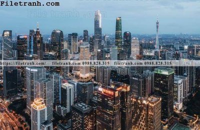 Tải file gốc Canh dem thanh pho 390 dùng cho in ấn