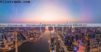 Download file Canh dem thanh pho 392 (gốc) in mica ốp bếp