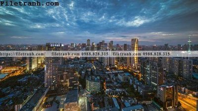 Tải file gốc Canh dem thanh pho 406 (in khổ lớn) không vỡ