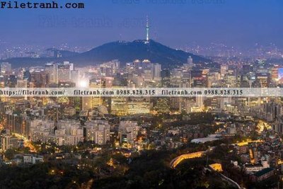 File ảnh Canh dem thanh pho 439 (gốc) in decal dán tường