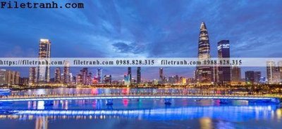 File gốc Canh dem thanh pho 453 (PSD/TIFF) độ phân giải cao