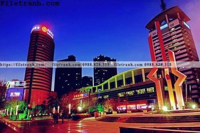 File PSD Canh dem thanh pho 508 (gốc) tách lớp chi tiết