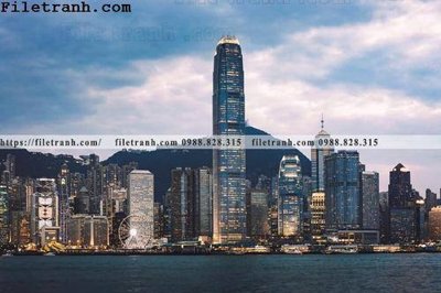 File tranh Canh dem thanh pho 541 (ảnh gốc) chi tiết rõ ràng