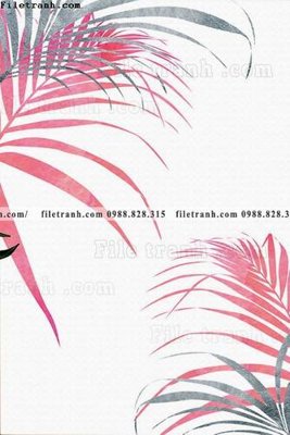 File in trần Chuoi tham my bac au 204 (bản gốc 3D) sống động