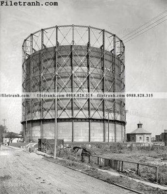 File ảnh City Gas_ 1905 (gốc) cho trang trí nội thất