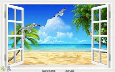 Download file gốc File gốc cửa sổ 3D CS25 (in lụa) nghệ thuật