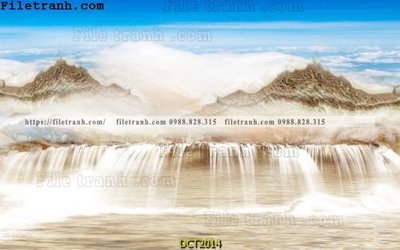 File in mica File vân đá cẩm thạch DCT2014 (bản gốc) sắc sảo