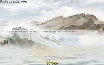 File tranh File vân đá cẩm thạch DCT2099 (bản gốc) in canvas