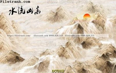 File tranh File vân đá cẩm thạch DCT2112 (bản gốc) in lụa 3D