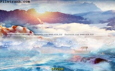 File in trần File vân đá cẩm thạch DCT2248 (bản gốc) trời sao