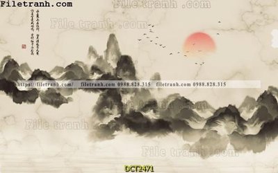 File tranh File vân đá cẩm thạch DCT2471 (bản gốc) treo phòng ăn