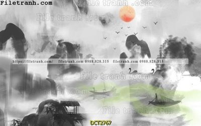 File in trần File vân đá cẩm thạch DCT2767 (bản gốc) đại dương