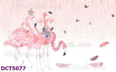 File tranh File gốc in tranh tổng hợp DCT5077 (gốc) in trên kính