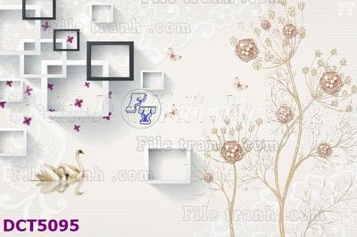 Tải file File gốc in tranh tổng hợp DCT5095 (PSD) cho in tranh 3D