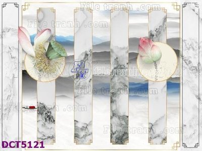 File tranh in tráng gương File gốc in tranh tổng hợp DCT5121 (siêu nét)