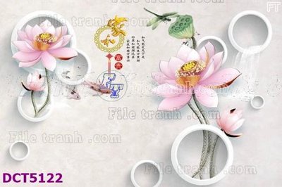 File ảnh File gốc in tranh tổng hợp DCT5122 (gốc) trang trí khách sạn