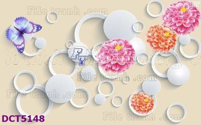 File PSD File gốc in tranh tổng hợp DCT5148 (bản gốc) dễ dàng edit