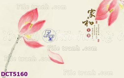 File tranh File gốc in tranh tổng hợp DCT5160 (gốc) phong cách tối giản