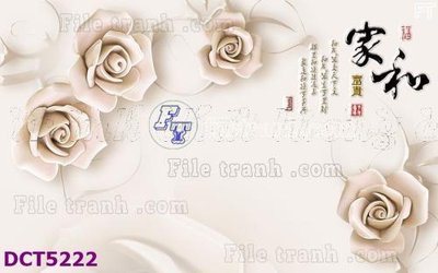 File tranh File gốc in tranh tổng hợp DCT5222 (ảnh gốc) sắc nét hoàn hảo