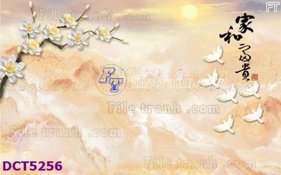 File tranh quảng cáo File gốc in tranh tổng hợp DCT5256 (file gốc) chuyên nghiệp