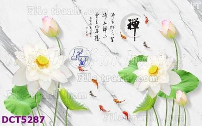 File in mica File gốc in tranh tổng hợp DCT5287 (bản gốc) sắc sảo