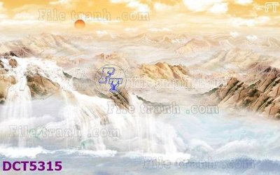 File gốc in ấn File gốc in tranh tổng hợp DCT5315 độ phân giải cao
