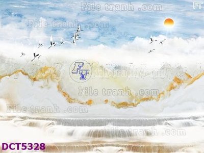File gốc File gốc in tranh tổng hợp DCT5328 (in tráng gương) nghệ thuật
