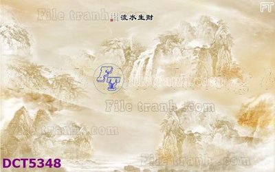 Download file gốc File gốc in tranh tổng hợp DCT5348 (in lụa) tranh 3D