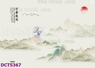 File gốc File gốc in tranh tổng hợp DCT5367 (bản quyền) cho in ấn