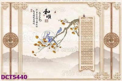 Ảnh gốc File gốc in tranh tổng hợp DCT5440 (độ nét cao) in tráng gương