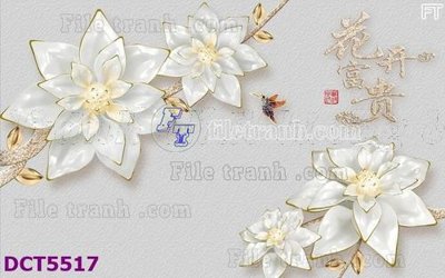 File tranh File gốc in tranh tổng hợp DCT5517 (gốc) in trên kính
