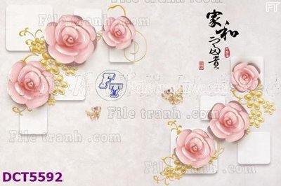 Tải file File gốc in tranh tổng hợp DCT5592 (ảnh gốc) in tranh kính