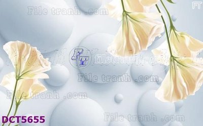 File in trần File gốc in tranh tổng hợp DCT5655 (file gốc) xuyên sáng