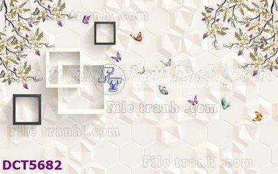 Tải file File gốc in tranh tổng hợp DCT5682 (PSD) cho in tranh 3D