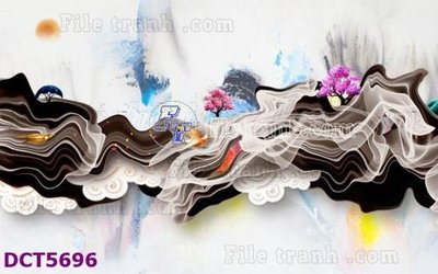 File gốc File gốc in tranh tổng hợp DCT5696 (ảnh chi tiết) để in trần