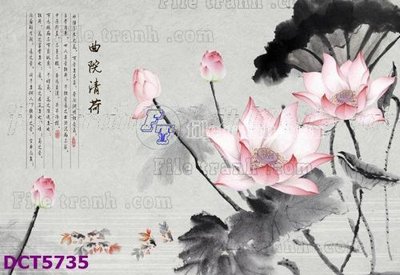 File gốc File gốc in tranh tổng hợp DCT5735 (in lụa) cao cấp