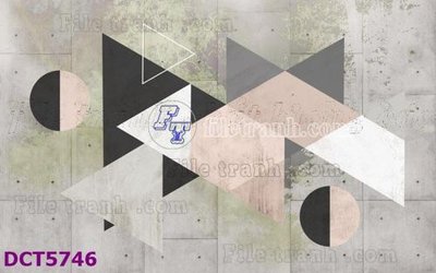 File gốc File gốc in tranh tổng hợp DCT5746 (in tráng gương) ốp tường