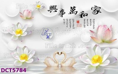 Tải file File gốc in tranh tổng hợp DCT5784 (PSD) cho in tranh kính