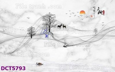 File ảnh File gốc in tranh tổng hợp DCT5793 (gốc) cho trang trí nội thất