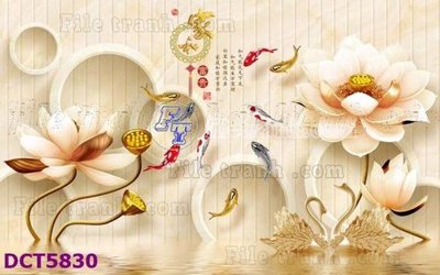 File PSD in ấn File gốc in tranh tổng hợp DCT5830 (chất lượng cao)