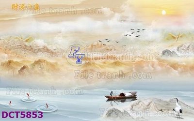 File tranh in tráng gương File gốc in tranh tổng hợp DCT5853 (siêu nét)