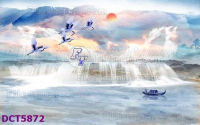 Tải file gốc in lụa File gốc in tranh tổng hợp DCT5872 siêu nét