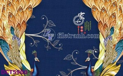 File tranh File gốc in tranh tổng hợp DCT5900 (gốc) chủ đề thiên nhiên