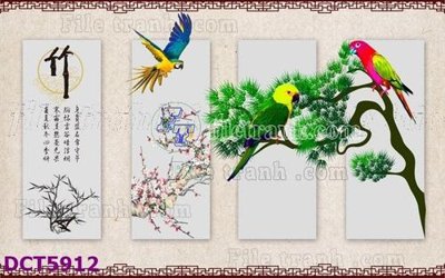 File PSD File gốc in tranh tổng hợp DCT5912 (chất lượng in ấn)