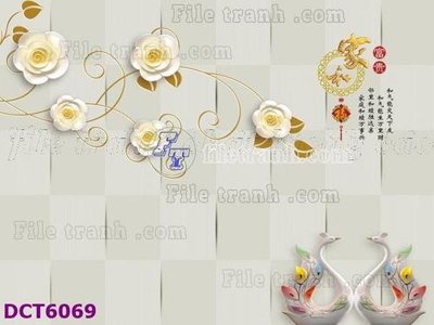 File gốc File gốc in tranh tổng hợp DCT6069 (vector) cho in ấn