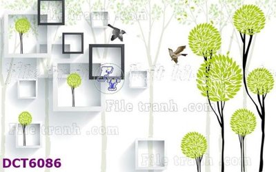 File tranh File gốc in tranh tổng hợp DCT6086 (ảnh gốc) sắc nét hoàn hảo