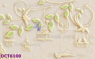 Tệp tin gốc File gốc in tranh tổng hợp DCT6100 (dùng cho in ấn) chuyên nghiệp