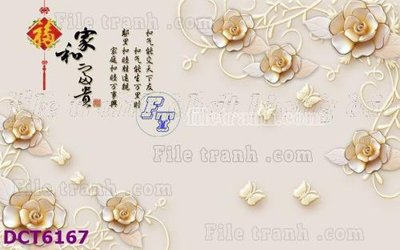File gốc File gốc in tranh tổng hợp DCT6167 (thiết kế) độc quyền